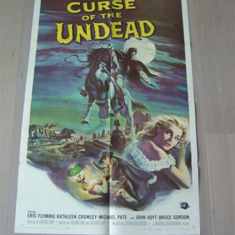 'Curse of undead' 1959 U.S. one-sheet